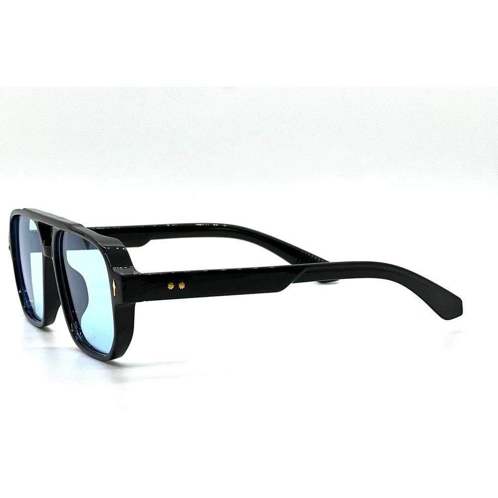 Men Retro Pilot Aviator Style Oversized Square‎ Rectangular Frame Lentes Gafas